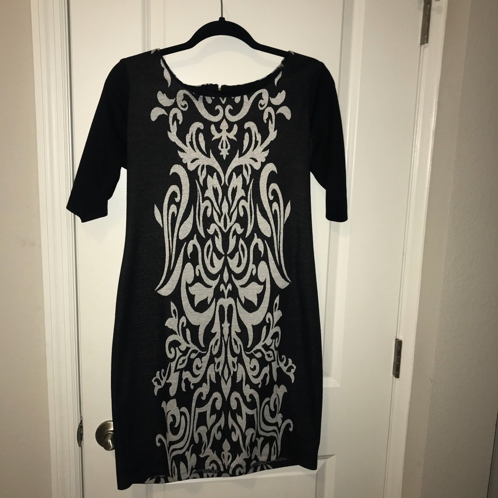 Black dress with detailing